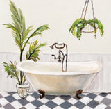 Crisp Cottage Bathroom I by Silvia Vassileva. SKU 82837a. Archival Giclee Fine art print for wall decor.