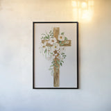 Cross I by Silvia Vassileva. shown as a paper print in a black flame. Available as a archival giclee rolled canvas, fine art paper, or poster print. SKU 94430h.