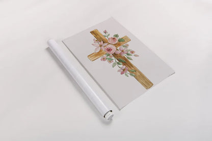 Cross II by Silvia Vassileva. shown as a rolled paper print. Available as archival giclee rolled canvas, fine art paper, or poster print. SKU 94431h.