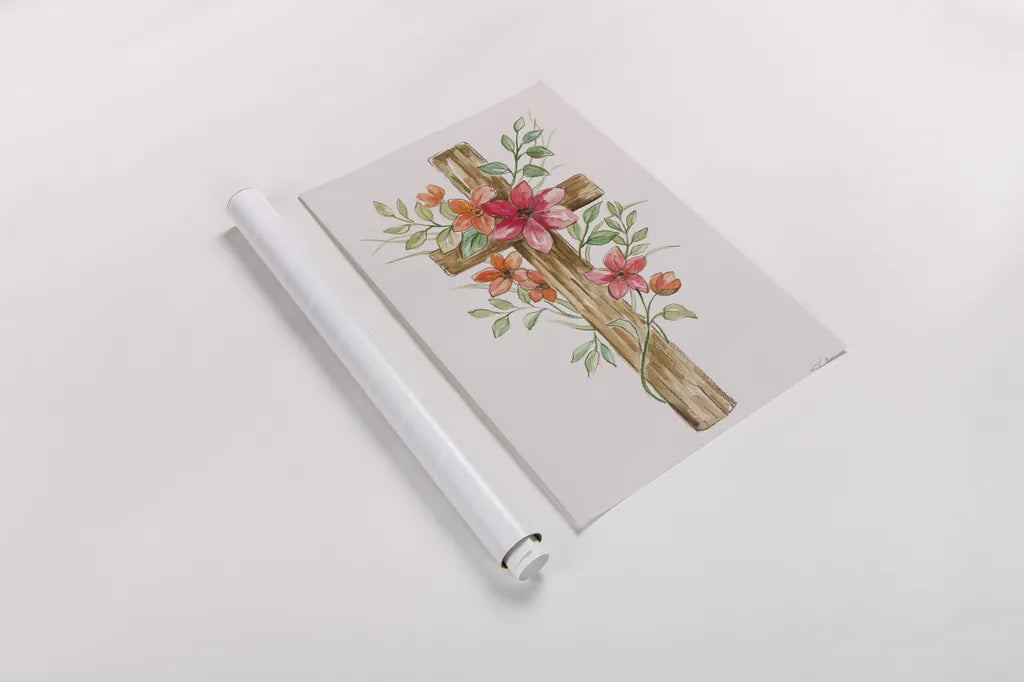 Cross III by Silvia Vassileva. shown as a rolled paper print. Available as archival giclee rolled canvas, fine art paper, or poster print. SKU 94432h.