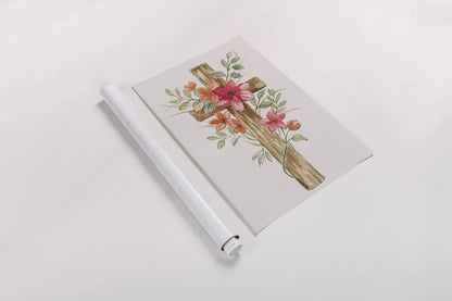 Cross III by Silvia Vassileva. shown as a rolled paper print. Available as archival giclee rolled canvas, fine art paper, or poster print. SKU 94432h.