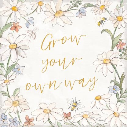 Daisy Field III by Silvia Vassileva. SKU 81144a. Archival Giclee Fine art print for wall decor.