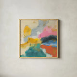 Daydream I by Silvia Vassileva. Shown in a natural wood glass frame for a timeless modern aesthetic. Available as an archival giclee rolled canvas, fine art paper, or poster print. SKU 63766a.