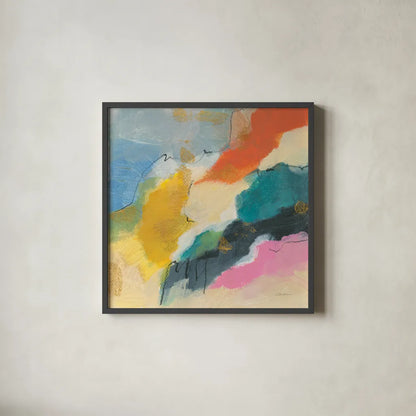 Daydream III by Silvia Vassileva. Shown in a sleek black glass frame for a contemporary gallery look. Available as an archival giclee rolled canvas, fine art paper, or poster print. SKU 63768a.