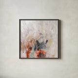 December Morning by Silvia Vassileva. Shown in a sleek black glass frame for a contemporary gallery look. Available as an archival giclee rolled canvas, fine art paper, or poster print. SKU 83088a.