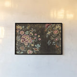 Decorative Paisley by Silvia Vassileva. shown as a paper print in a black flame. Available as a archival giclee rolled canvas, fine art paper, or poster print. SKU 23757i.