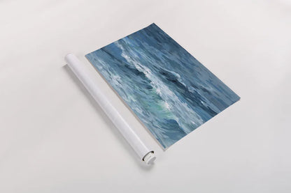 Deep Blue Sea by Silvia Vassileva. shown as a rolled paper print. Available as archival giclee rolled canvas, fine art paper, or poster print. SKU 73224i.