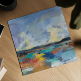 Del Mar Lagoon II by Silvia Vassileva. Shown as a detailed flat fine art print, highlighting archival giclee quality. Available as an archival giclee rolled canvas, fine art paper, or poster print. SKU 90993a.
