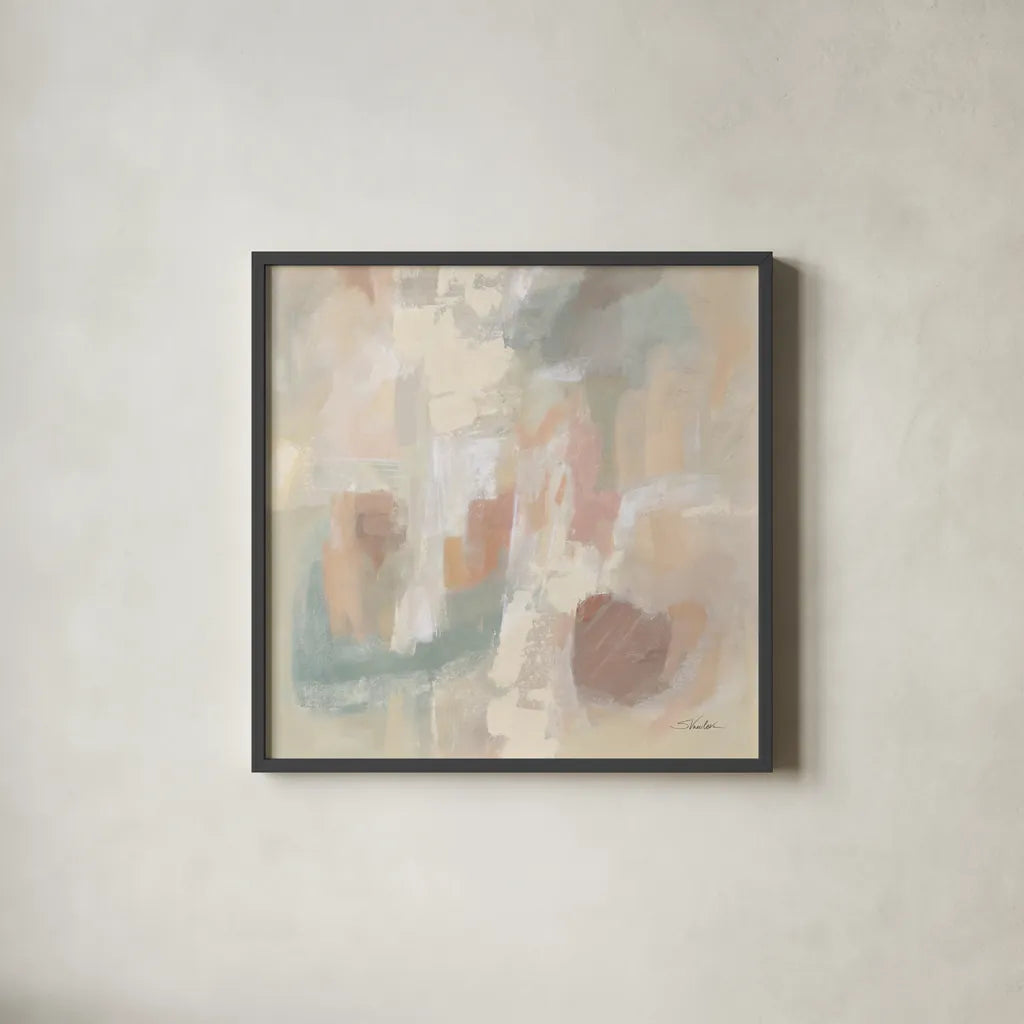 Delicate Light by Silvia Vassileva. Shown in a sleek black glass frame for a contemporary gallery look. Available as an archival giclee rolled canvas, fine art paper, or poster print. SKU 72296a.