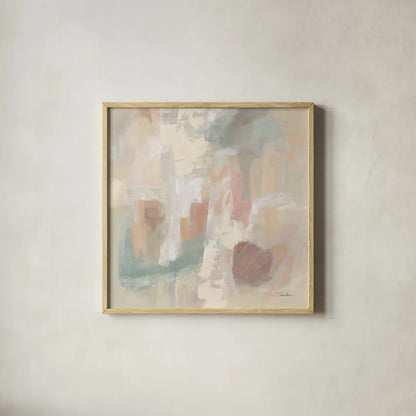 Delicate Light by Silvia Vassileva. Shown in a natural wood glass frame for a timeless modern aesthetic. Available as an archival giclee rolled canvas, fine art paper, or poster print. SKU 72296a.