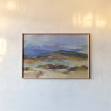 Desert Hills by Silvia Vassileva. shown as a paper print in a natural frame. Available as a archival giclee rolled canvas, fine art paper, or poster print. SKU 102545i.