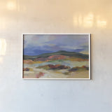 Desert Hills by Silvia Vassileva. shown as a paper print in a white frame. Available as a archival giclee rolled canvas, fine art paper, or poster print. SKU 102545i.