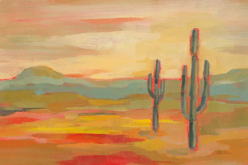 Desert Saguaro by Silvia Vassileva. SKU 63978i. Archival Giclee Fine art print for wall decor.