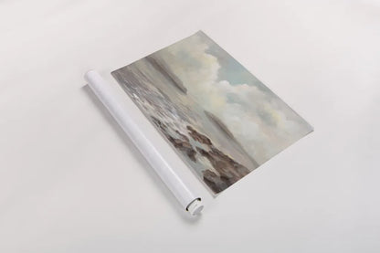 Distant Island by Silvia Vassileva. shown as a rolled paper print. Available as archival giclee rolled canvas, fine art paper, or poster print. SKU 77866i.