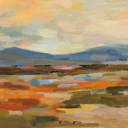 Distant Mountain I by Silvia Vassileva. SKU 94416a. Archival Giclee Fine art print for wall decor.