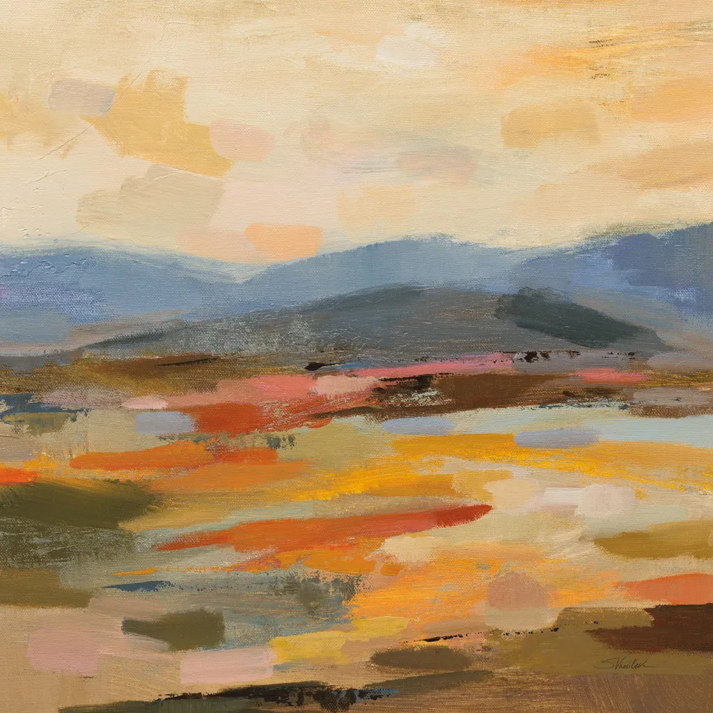 Distant Mountain II by Silvia Vassileva. SKU 94417a. Archival Giclee Fine art print for wall decor.