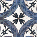 Downtown I Indigo and Cream by Silvia Vassileva. SKU 29276a. Archival Giclee Fine art print for wall decor.