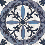 Downtown II Indigo and Cream by Silvia Vassileva. SKU 29277a. Archival Giclee Fine art print for wall decor.
