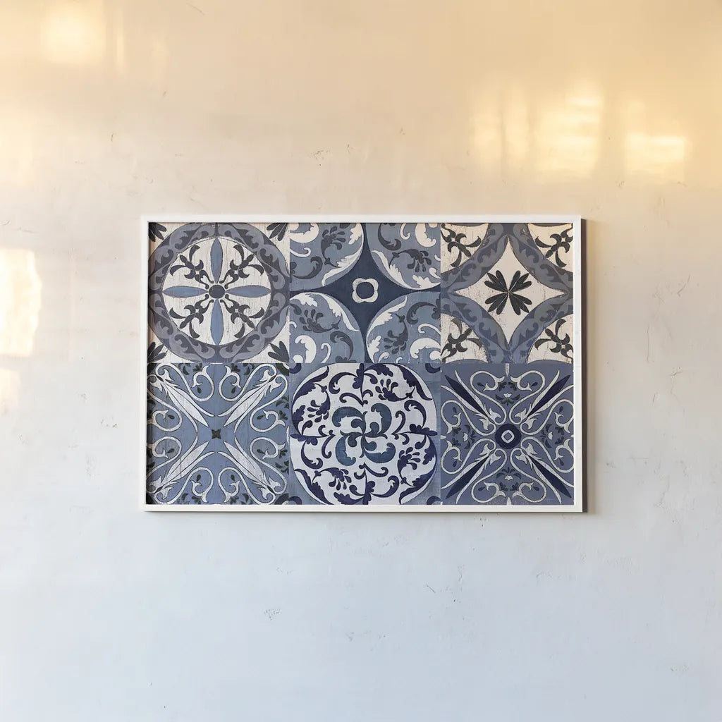 Downtown Oxford Coastlines by Silvia Vassileva. shown as a paper print in a white frame. Available as a archival giclee rolled canvas, fine art paper, or poster print. SKU 29280i.