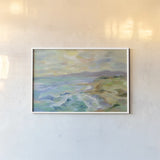 Dunes by the Sea by Silvia Vassileva. shown as a paper print in a white frame. Available as a archival giclee rolled canvas, fine art paper, or poster print. SKU 46659i.