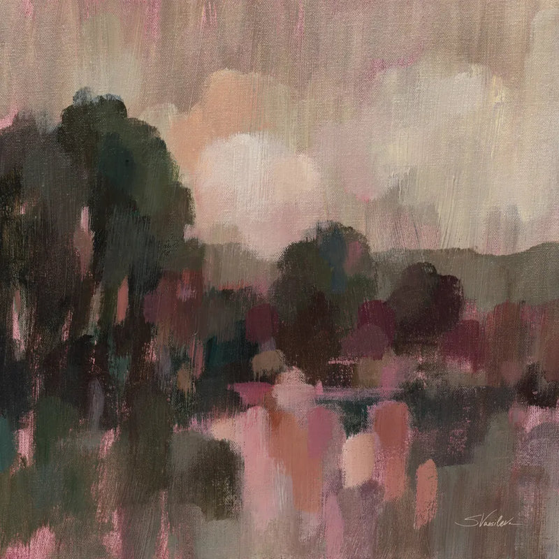 Dusk By The Lake I by Silvia Vassileva. SKU 103198a. Archival Giclee Fine art print for wall decor.