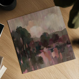 Dusk By The Lake I by Silvia Vassileva. Shown as a detailed flat fine art print, highlighting archival giclee quality. Available as an archival giclee rolled canvas, fine art paper, or poster print. SKU 103198a.