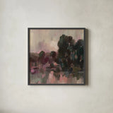 Dusk By The Lake II by Silvia Vassileva. Shown in a sleek black glass frame for a contemporary gallery look. Available as an archival giclee rolled canvas, fine art paper, or poster print. SKU 103199a.