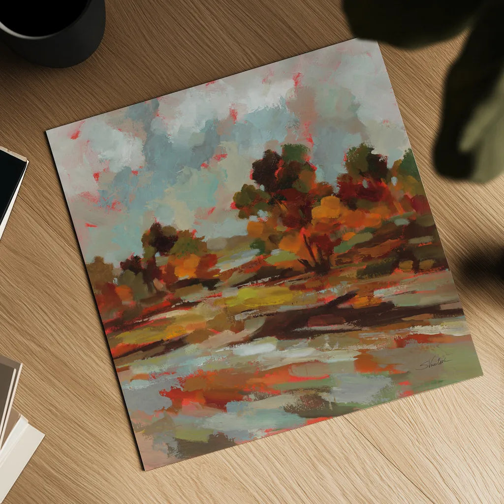 Early October by Silvia Vassileva. Shown as a detailed flat fine art print, highlighting archival giclee quality. Available as an archival giclee rolled canvas, fine art paper, or poster print. SKU 94820a.