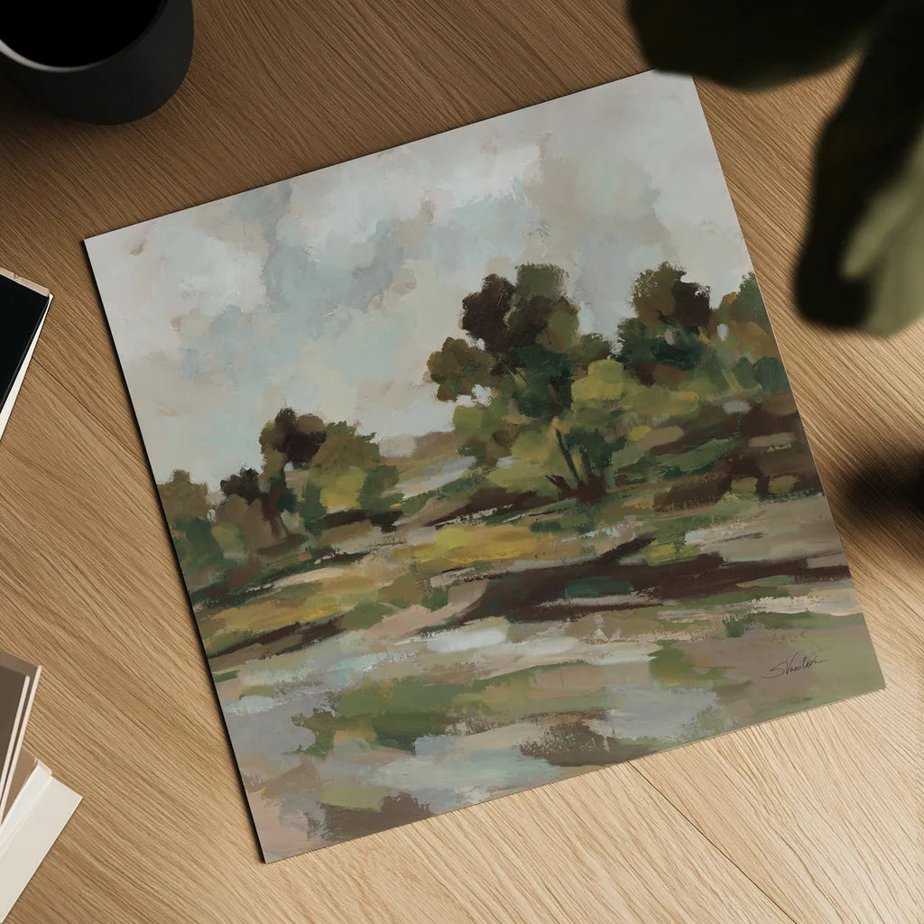 Early October Country Traditions by Silvia Vassileva. Shown as a detailed flat fine art print, highlighting archival giclee quality. Available as an archival giclee rolled canvas, fine art paper, or poster print. SKU 97962a.