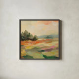 Early September II by Silvia Vassileva. Shown in a sleek black glass frame for a contemporary gallery look. Available as an archival giclee rolled canvas, fine art paper, or poster print. SKU 94824a.