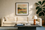 Early September II by Silvia Vassileva. Displayed in a glass frame with matte in a clean modern living room. Available as an archival giclee rolled canvas, fine art paper, or poster print. SKU 94824a.