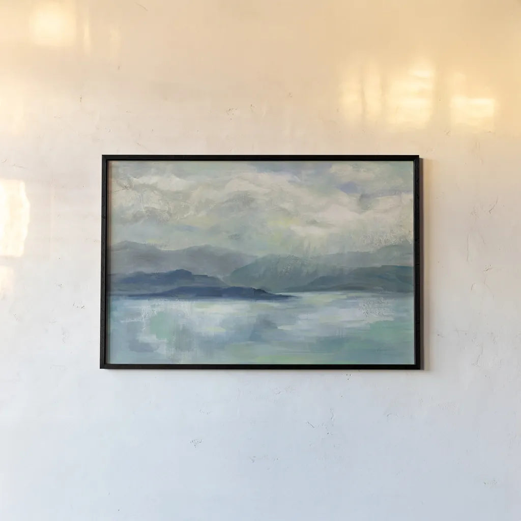 Early Sunrise by Silvia Vassileva. shown as a paper print in a black flame. Available as a archival giclee rolled canvas, fine art paper, or poster print. SKU 46914i.