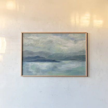 Early Sunrise by Silvia Vassileva. shown as a paper print in a natural frame. Available as a archival giclee rolled canvas, fine art paper, or poster print. SKU 46914i.