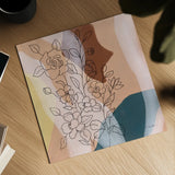 Earthy Boho Lace I by Silvia Vassileva. Shown as a detailed flat fine art print, highlighting archival giclee quality. Available as an archival giclee rolled canvas, fine art paper, or poster print. SKU 77105a.