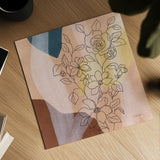 Earthy Boho Lace II by Silvia Vassileva. Shown as a detailed flat fine art print, highlighting archival giclee quality. Available as an archival giclee rolled canvas, fine art paper, or poster print. SKU 77106a.