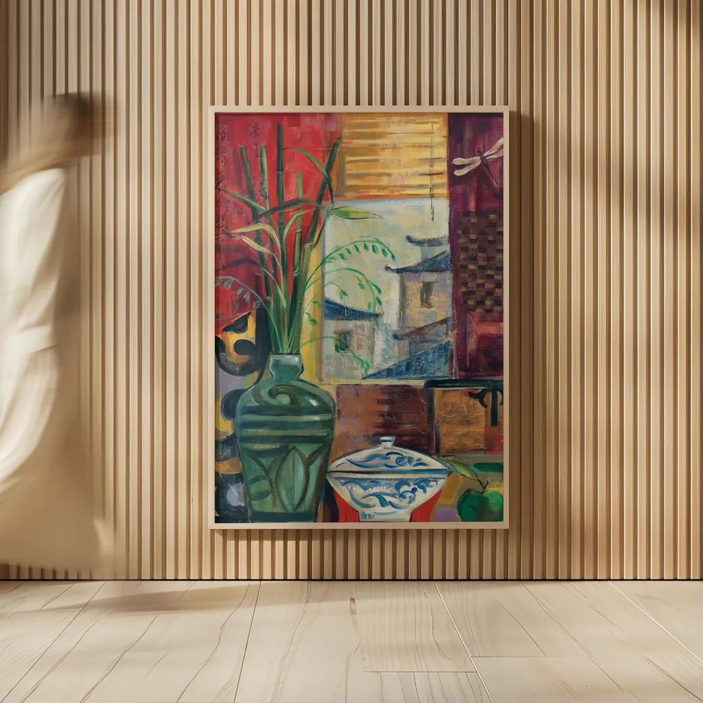 Eastern Melody Crop by Silvia Vassileva. shown as over sized large wall art. Available as an archival giclee rolled canvas, fine art paper, or poster print. SKU 36703h.