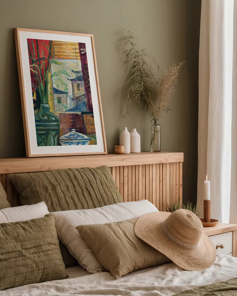 Eastern Melody Crop by Silvia Vassileva. shown as a paper print in a natural frame. Available as a archival giclee rolled canvas, fine art paper, or poster print. SKU 36703h.