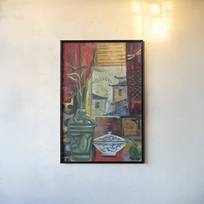 Eastern Melody Crop by Silvia Vassileva. shown as a paper print in a black flame. Available as a archival giclee rolled canvas, fine art paper, or poster print. SKU 36703h.