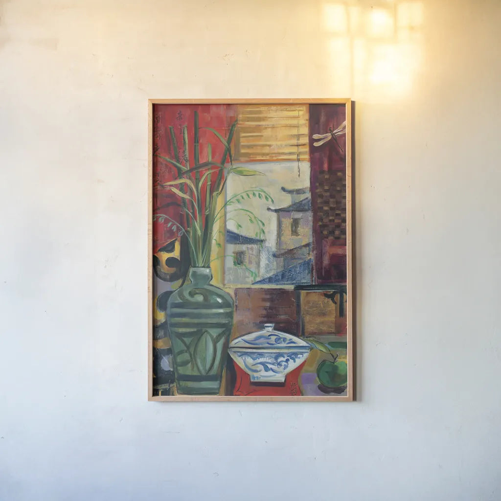 Eastern Melody Crop by Silvia Vassileva. shown as a paper print in a natural frame. Available as a archival giclee rolled canvas, fine art paper, or poster print. SKU 36703h.