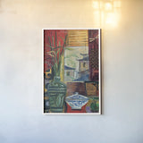 Eastern Melody Crop by Silvia Vassileva. shown as a paper print in a white frame. Available as a archival giclee rolled canvas, fine art paper, or poster print. SKU 36703h.