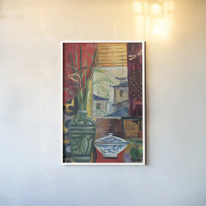 Eastern Melody Crop by Silvia Vassileva. shown as a paper print in a white frame. Available as a archival giclee rolled canvas, fine art paper, or poster print. SKU 36703h.