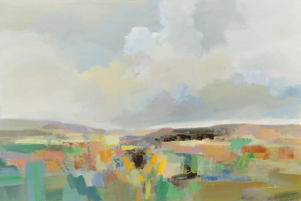 Emerald Meadow by Silvia Vassileva. SKU 87402i. Archival Giclee Fine art print for wall decor.