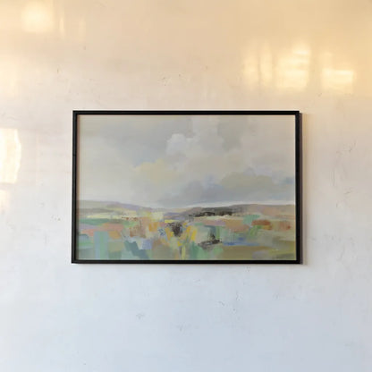 Emerald Meadow by Silvia Vassileva. shown as a paper print in a black flame. Available as a archival giclee rolled canvas, fine art paper, or poster print. SKU 87402i.