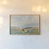 Emerald Meadow by Silvia Vassileva. shown as a paper print in a natural frame. Available as a archival giclee rolled canvas, fine art paper, or poster print. SKU 87402i.