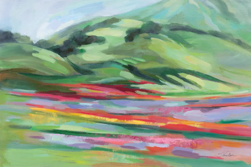 Emerald Mountain by Silvia Vassileva. SKU 90995i. Archival Giclee Fine art print for wall decor.