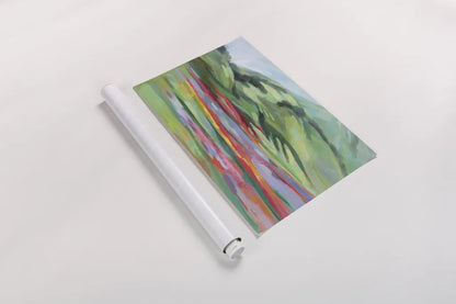 Emerald Mountain by Silvia Vassileva. shown as a rolled paper print. Available as archival giclee rolled canvas, fine art paper, or poster print. SKU 90995i.
