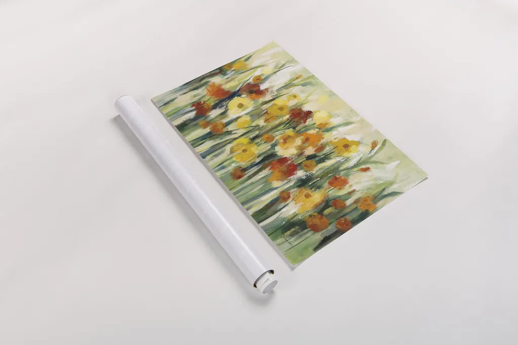 End of Summer Garden by Silvia Vassileva. shown as a rolled paper print. Available as archival giclee rolled canvas, fine art paper, or poster print. SKU 74314i.