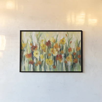 End of Summer Garden by Silvia Vassileva. shown as a paper print in a black flame. Available as a archival giclee rolled canvas, fine art paper, or poster print. SKU 74314i.