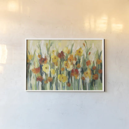 End of Summer Garden by Silvia Vassileva. shown as a paper print in a white frame. Available as a archival giclee rolled canvas, fine art paper, or poster print. SKU 74314i.