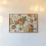 English Garden on Gray Crop by Silvia Vassileva. shown as a paper print in a natural frame. Available as a archival giclee rolled canvas, fine art paper, or poster print. SKU 33730i.